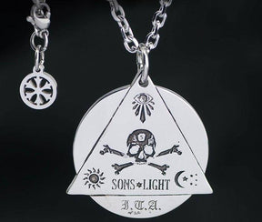 Eye Of Providence Necklace - Stainless Steel - Bricks Masons