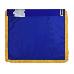 Grand Master Craft Apron - Royal Blue - Bricks Masons