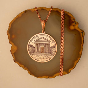 Masonic Necklace - Temple of Solomon Various Materials - Bricks Masons
