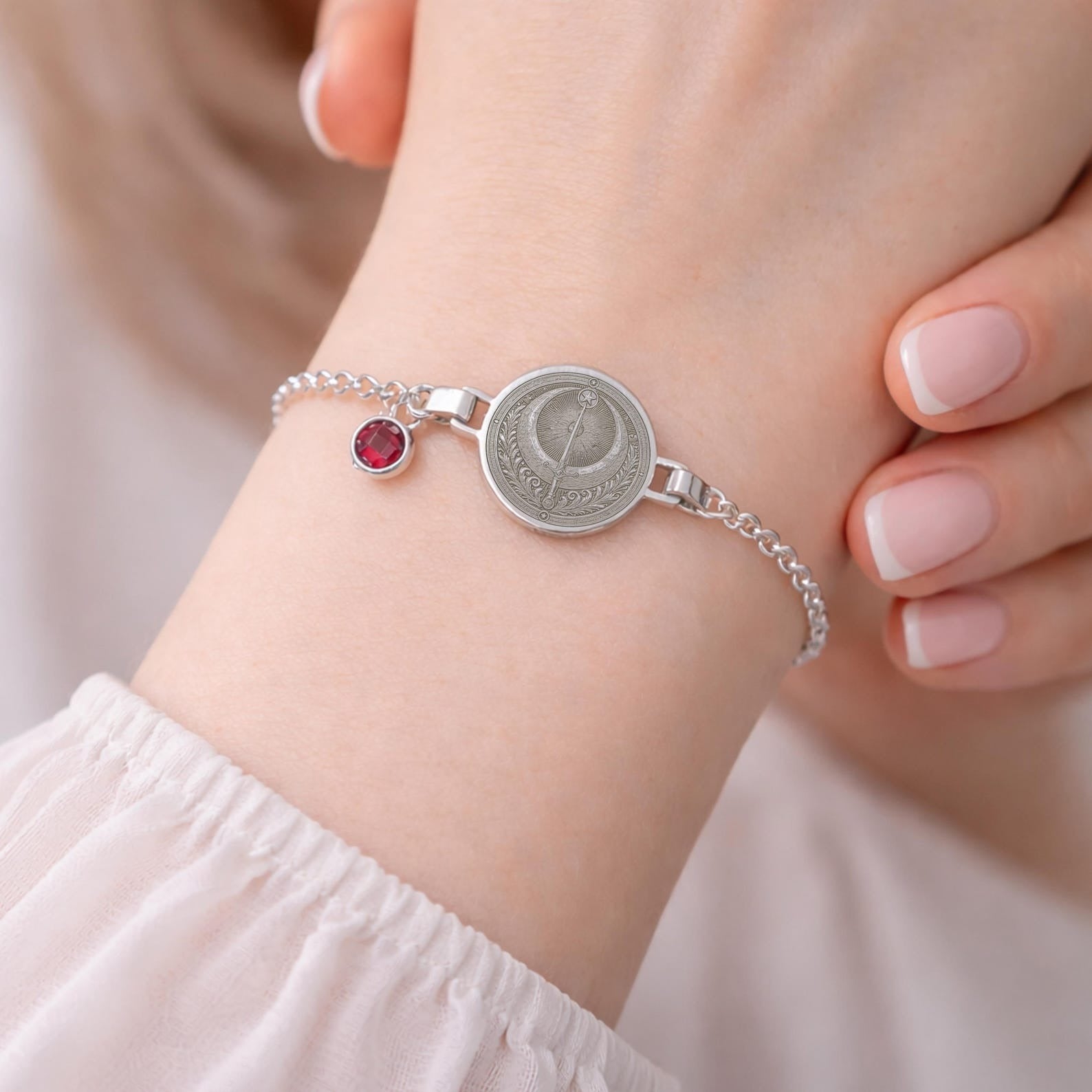 Masonic Bracelet - Shriners Crescent Sword - Bricks Masons