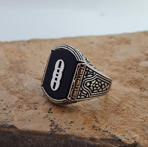 Independent Order of Odd Fellows Sterling Silver Ring - Handcrafted 925 Silver - Bricks Masons