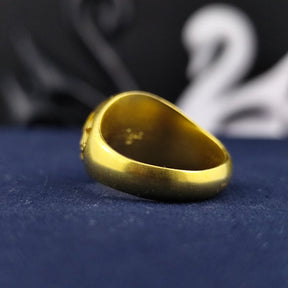 Master Mason Blue Lodge Ring - S&C G Various Materials & Customizable - Bricks Masons