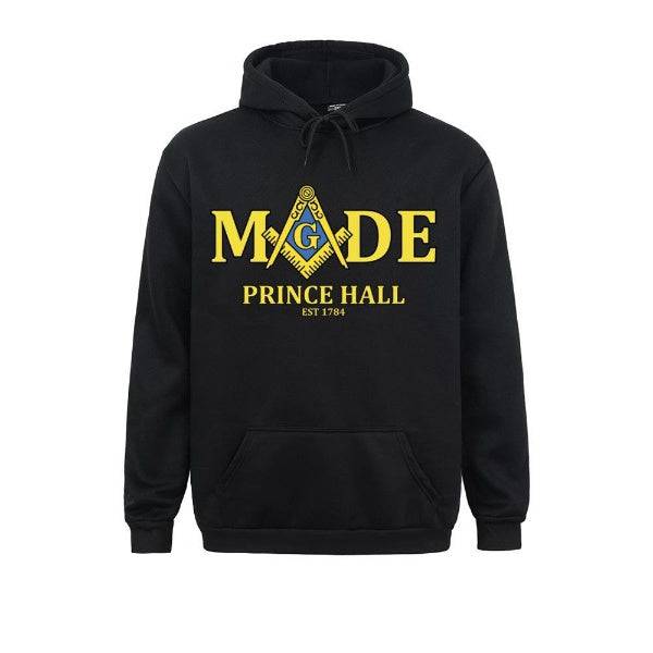 Master Mason Blue Lodge Hoodie - Made Mason Prince Hall Square and Compass G [Multiple Colors]