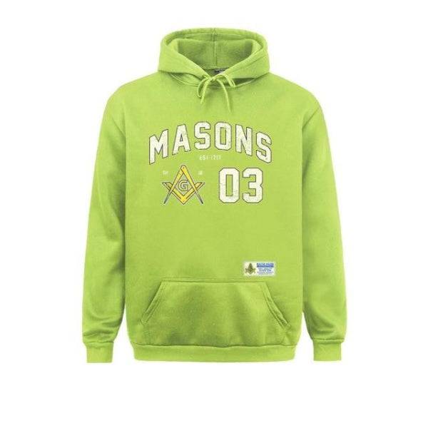 Master Mason Blue Lodge Hoodie - Sports Jersey 03 Square and Compass G