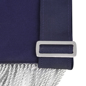 Junior Steward Blue Lodge Officer Apron - Dark Blue With Silver Hand Embroidery Bullion - Bricks Masons
