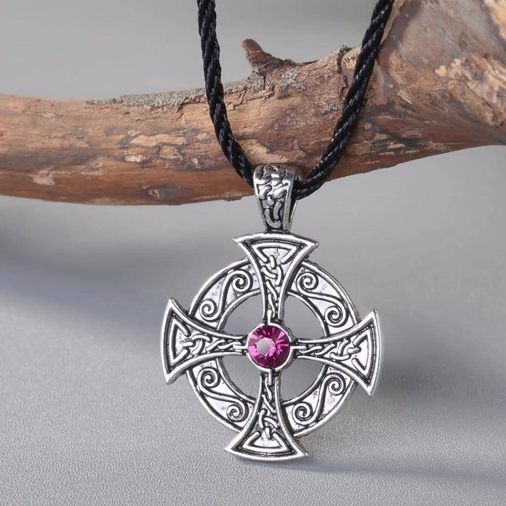 Knights Templar Necklace - Silver With Rope Chain - Bricks Masons