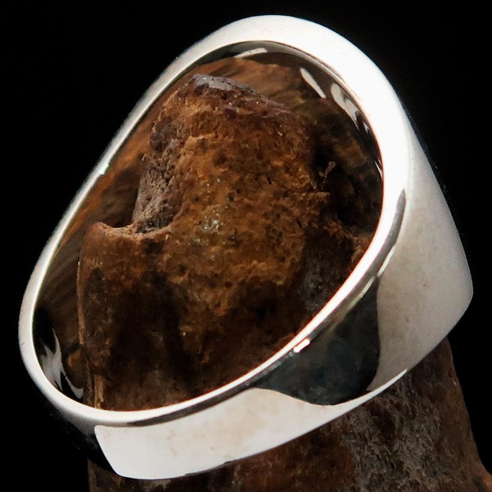 Knights Templar Ring - Sterling Silver Sigillum MilItum XPISTI - Bricks Masons