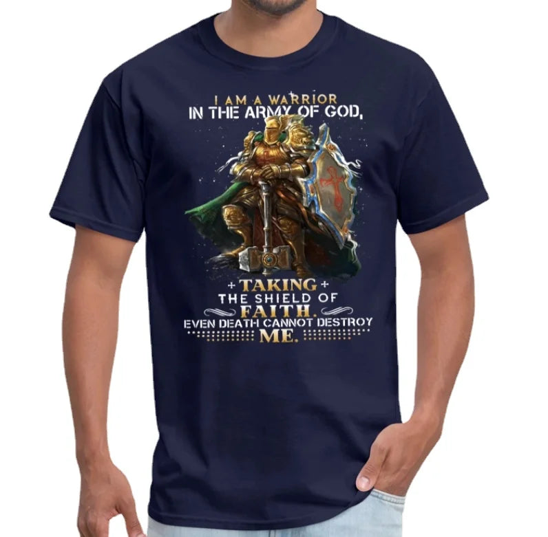 Knights Templar T-shirt - God Army Warrior - Bricks Masons