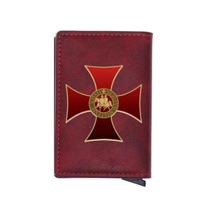 Knights Templar Wallet - Cross & Credit Card Holder (4 colors) - Bricks Masons