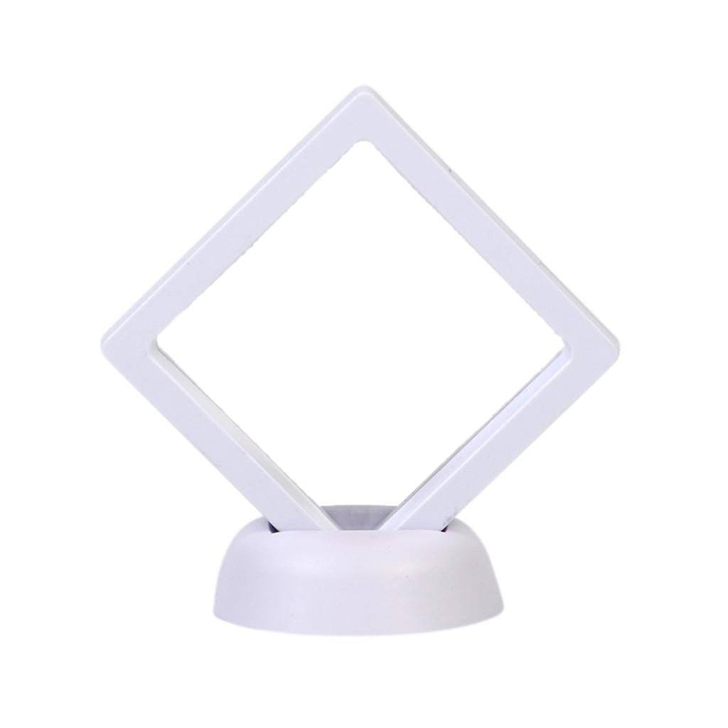 Masonic Coin Holder - 3D Floating Coin Display Black & White - Bricks Masons