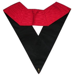 90th Degree Memphis Misraim French Regulation Collar - Hand Embroidery