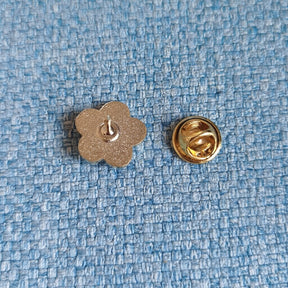 Masonic Lapel Pin - Blue With Red Rhinestone - Bricks Masons