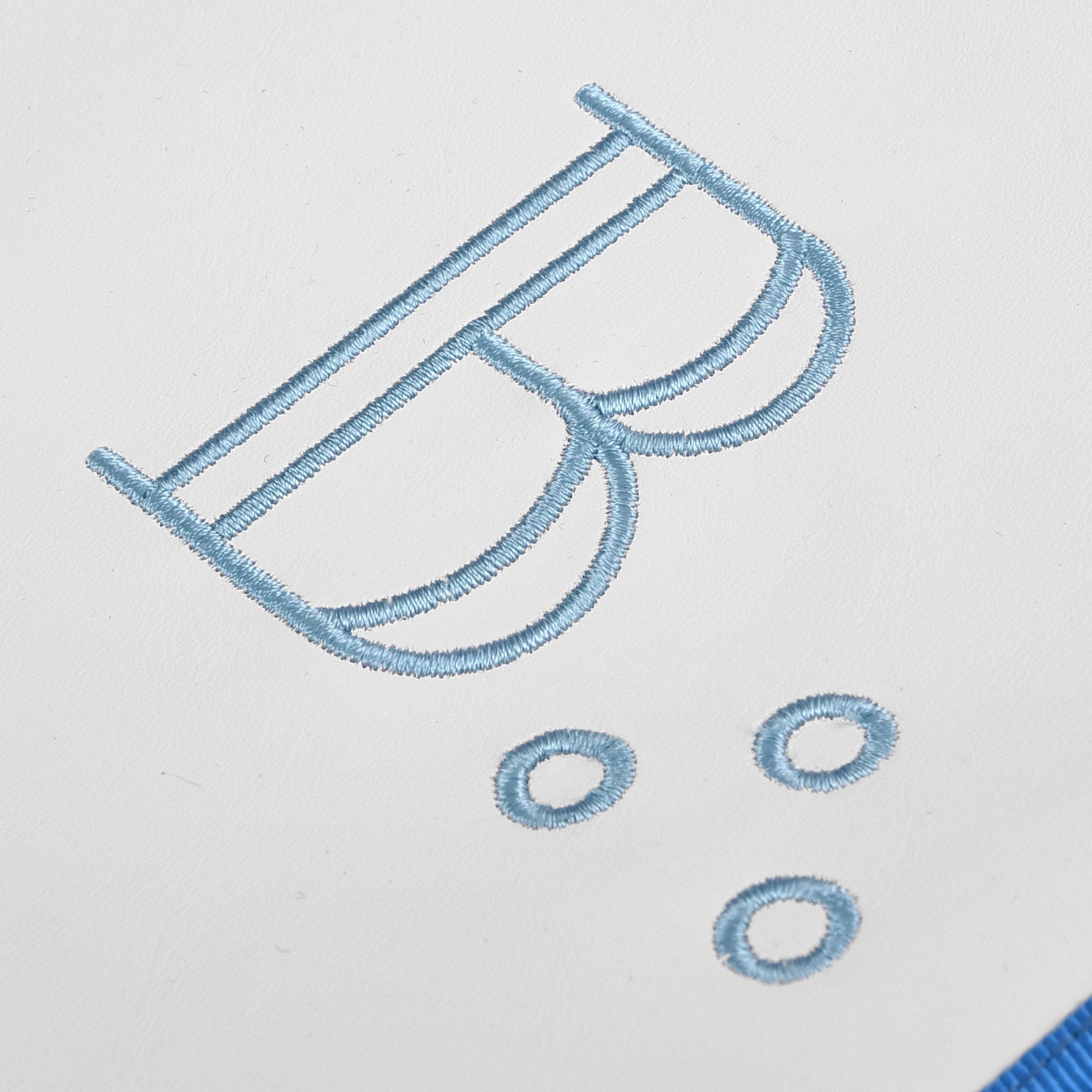 Master Mason Blue Lodge Apron - Blue Ribbon Machine Embroidery - Bricks Masons