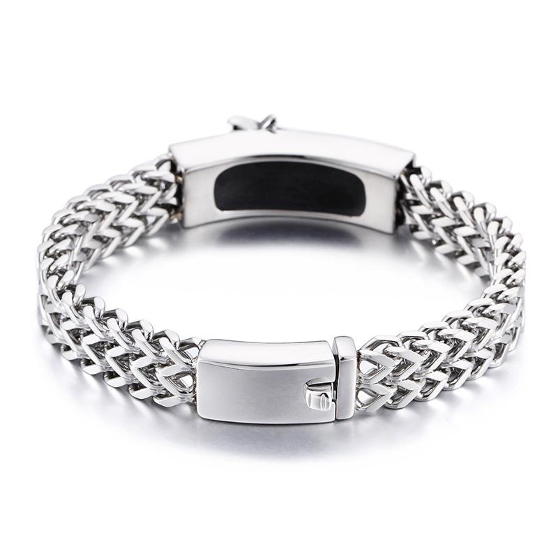 Master Mason Blue Lodge Bracelet - Interlaced Stainless Steel - Bricks Masons