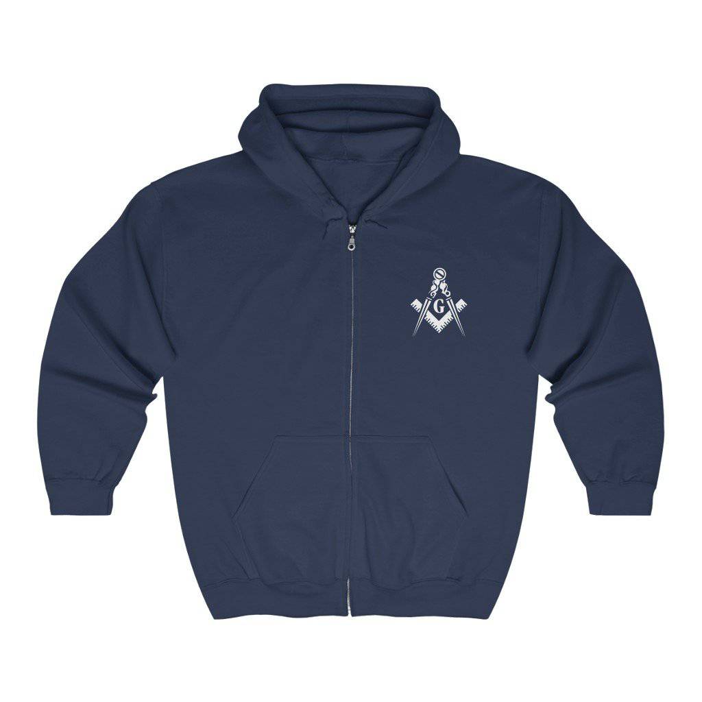 Master Mason Blue Lodge Hoodie - Unisex Square & Compass G - Bricks Masons