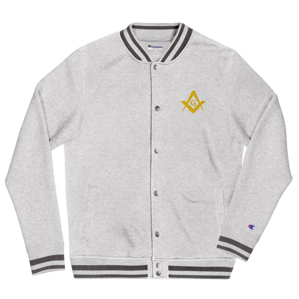 Master Mason Blue Lodge Jacket - Golden Embroidery - Bricks Masons