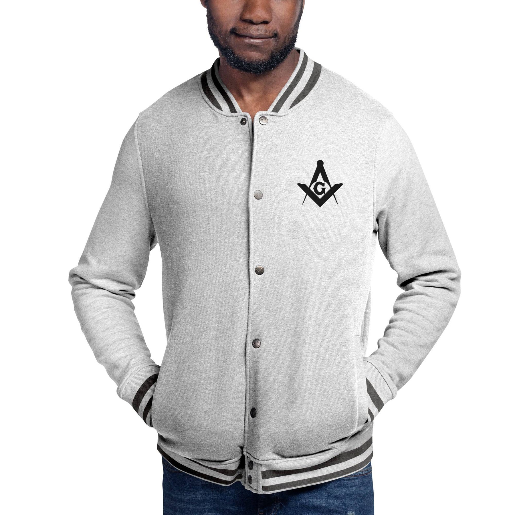 Master Mason Blue Lodge Jacket - Square and Compass G Various Colors - Bricks Masons