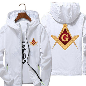 Master Mason Blue Lodge Jacket - Square & Compass G (Multiple Colors) - Bricks Masons