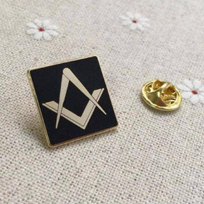 Master Mason Blue Lodge Lapel Pin - Compass and Square G - Bricks Masons