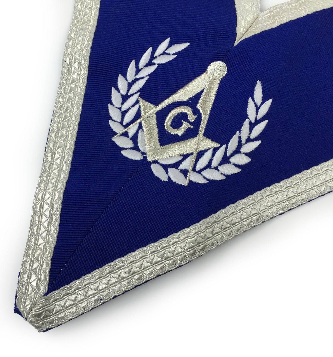 Master Mason Blue Lodge Regalia Set - Royal Blue & Silver - Bricks Masons
