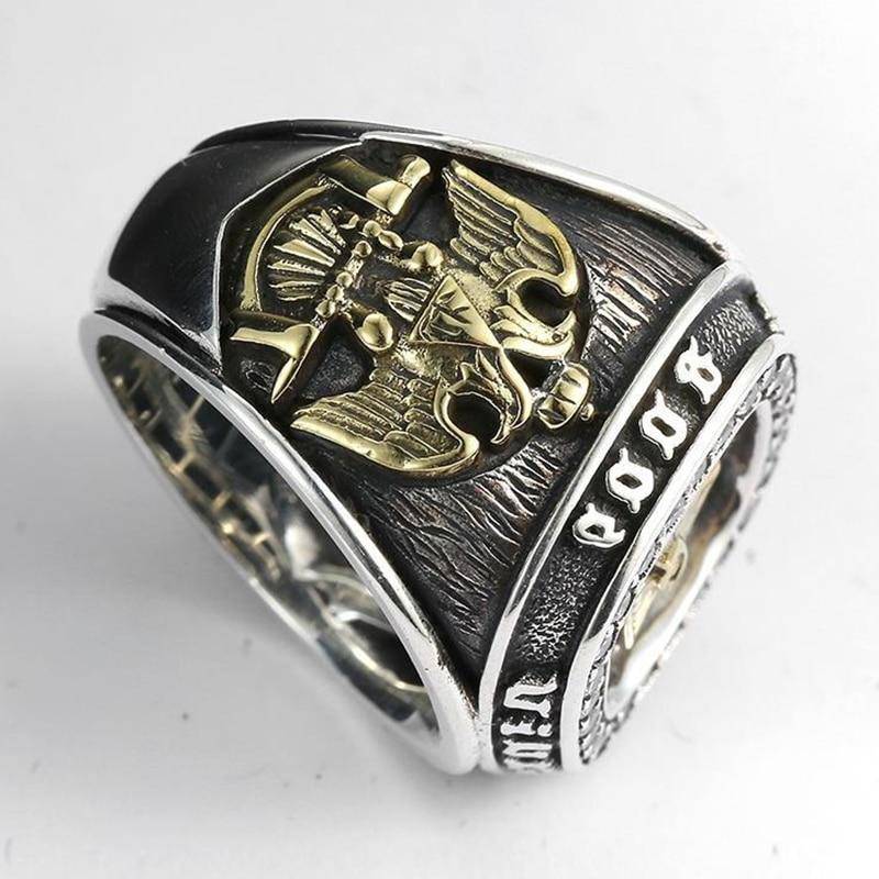 Master Mason Blue Lodge Ring - All Seeing Eye - Bricks Masons
