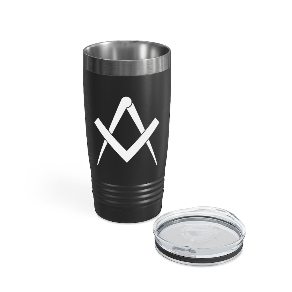 Master Mason Blue Lodge Ringneck Tumbler - Square & Compass 20oz - Bricks Masons