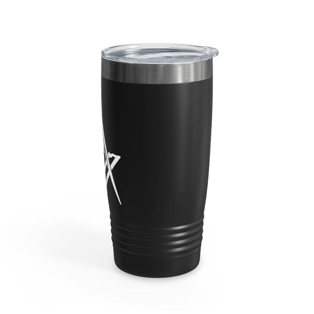 Master Mason Blue Lodge Ringneck Tumbler - Various Colors Square & Compass - Bricks Masons
