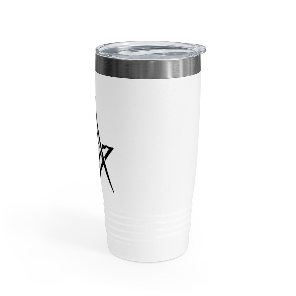 Master Mason Blue Lodge Ringneck Tumbler - Various Colors Square & Compass - Bricks Masons