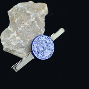 Master Mason Blue Lodge Tie Bar - Szechwan Lodge NO.4 - Bricks Masons
