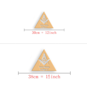 Master Mason Blue Lodge Wall Monograms - Various Sizes - Bricks Masons