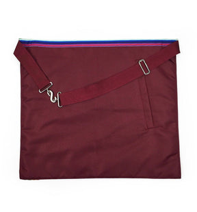 Member Royal Ark Mariner AMD Apron - Multi colour with Three Rosettes - Bricks Masons