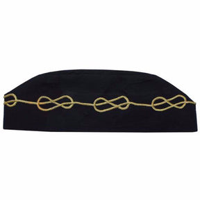 Memphis Misraim Crown Cap - Black Handmade Embroidery - Bricks Masons