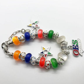 OES Bracelet - Beaded - Bricks Masons