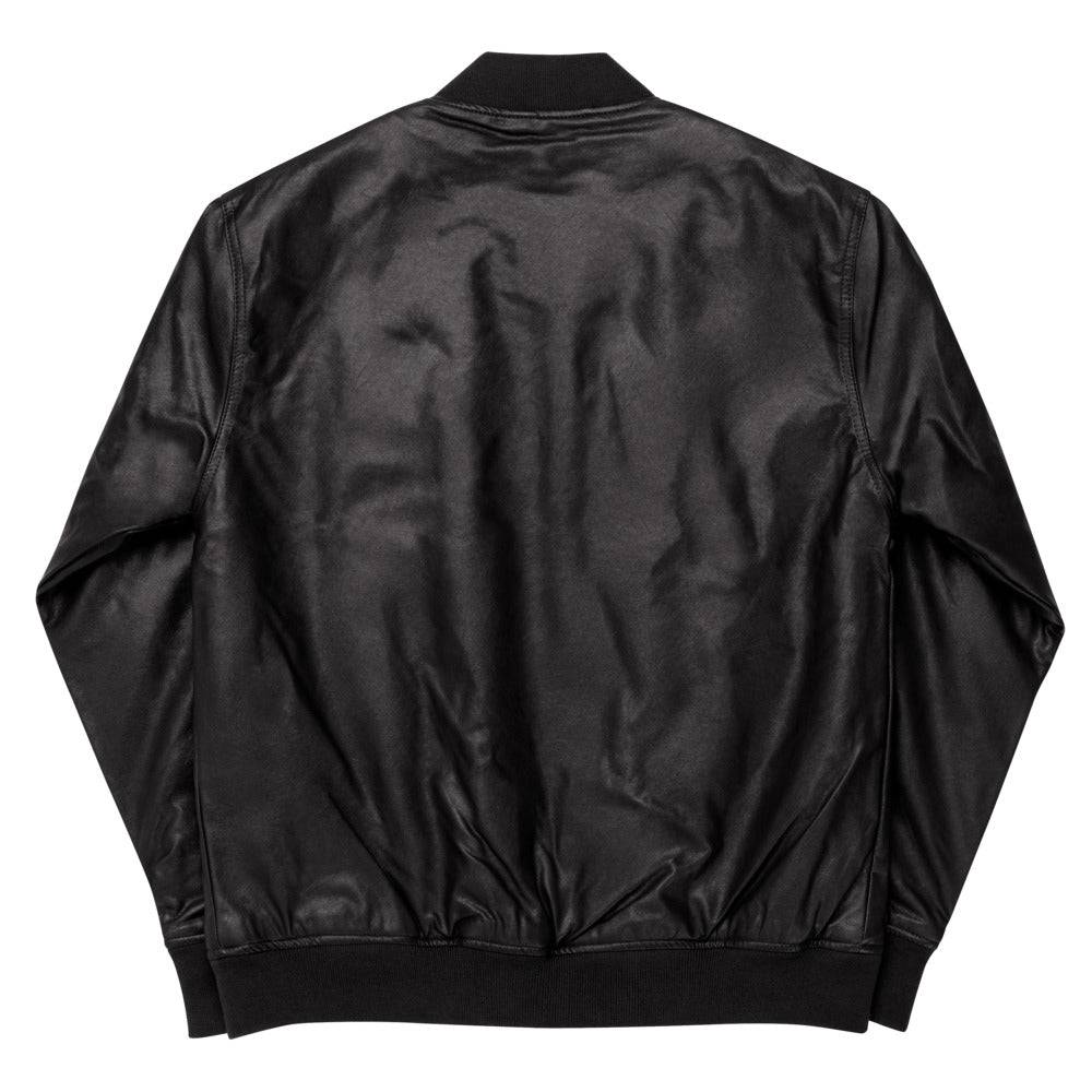 OES Jacket - Leather Golden Embroidery - Bricks Masons