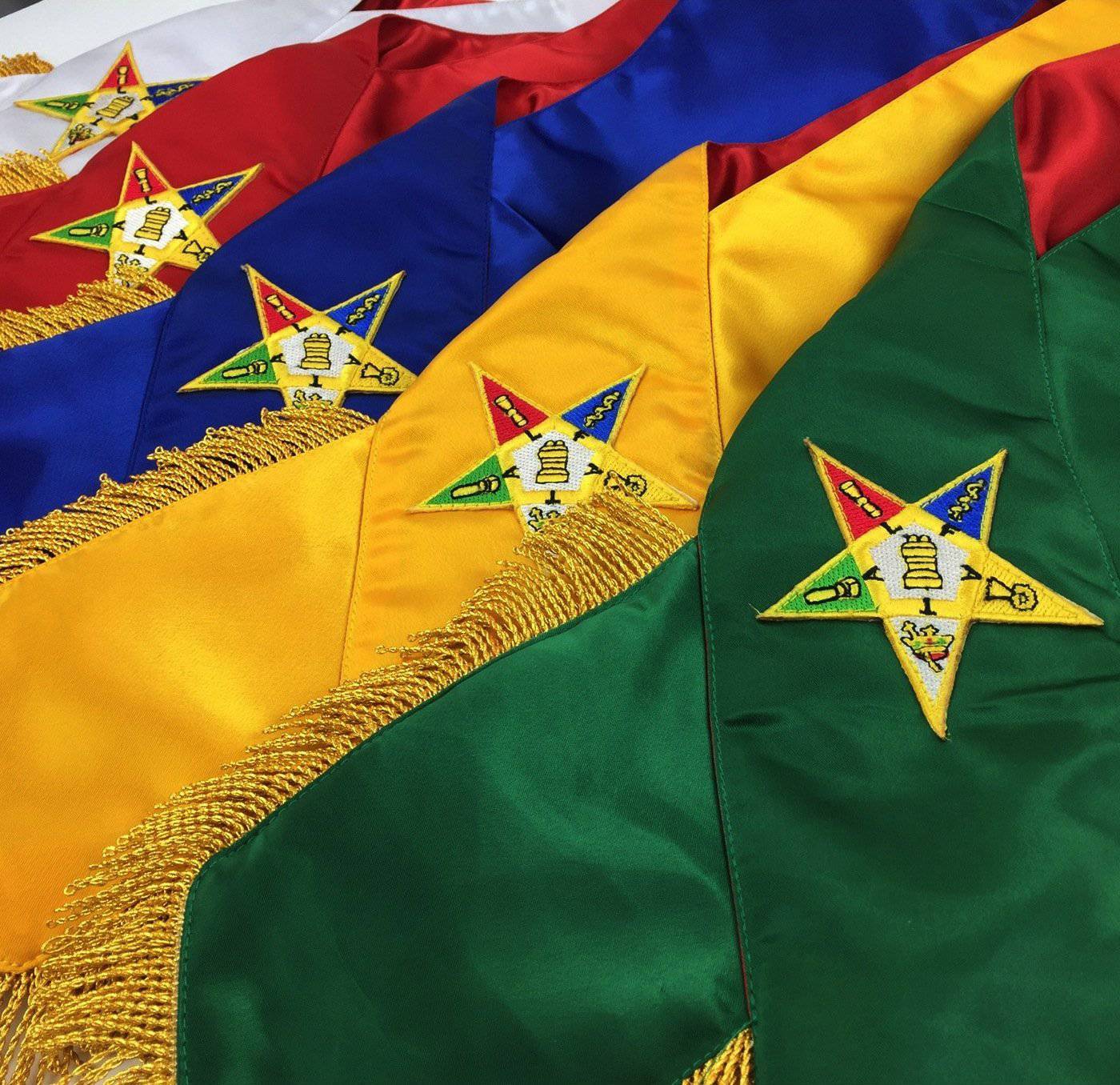 OES Sash - Set Of 5 Sashes - Bricks Masons