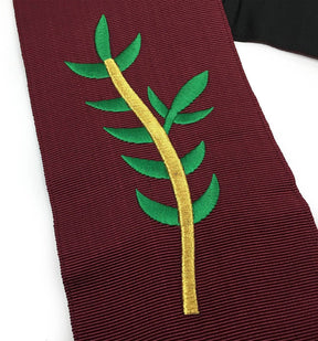 Officers Scottish Rite Officer Apron Set - Leather Made Embroidery - Bricks Masons