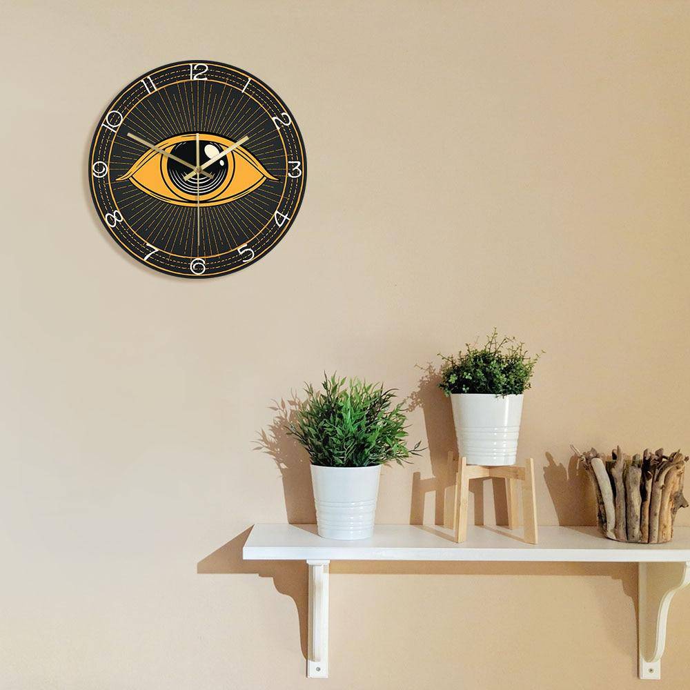 Eye Of Providence Clock - Silent Non Ticking