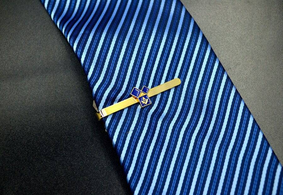 Master Mason Blue Lodge Tie Bar - Pythagorean Theorem