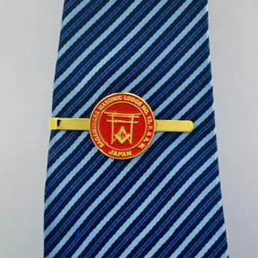 Master Mason Blue Lodge Tie Bar - Japan Shrine Torii SAGAMIHARA