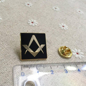 Master Mason Blue Lodge Lapel Pin - Compass and Square G