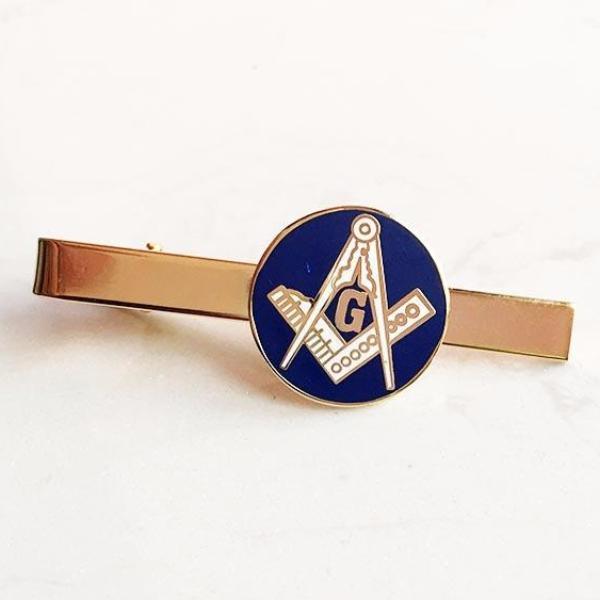 Master Mason Blue Lodge Tie Clip - Square and Compass G