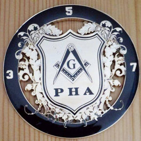 Master Mason Blue Lodge Car Emblem - 357 PHA Medallion