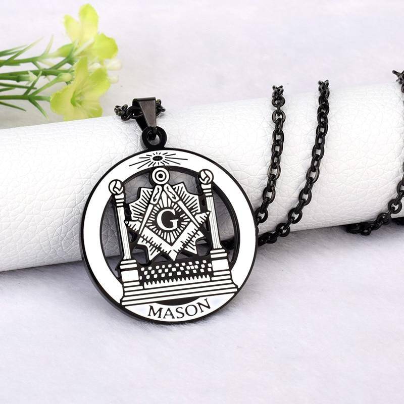 Master Mason Blue Lodge Necklace - Pillars Lodge