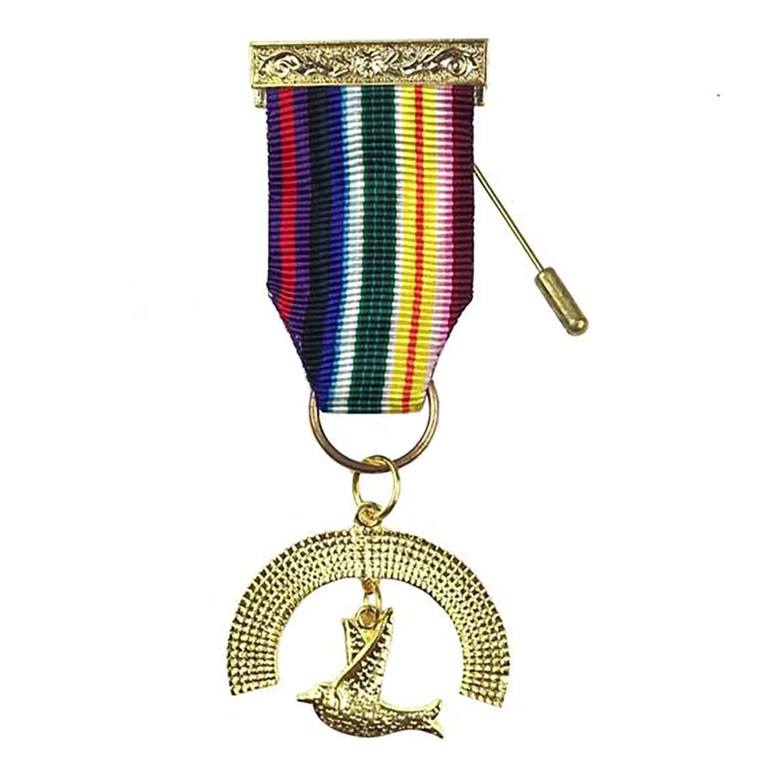 Royal Ark Mariner Breast Jewel - Gold Metal - Bricks Masons