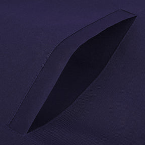Secretary Blue Lodge Officer Apron - Kenton Lodge Navy Velvet With Silver Embroidery Thread - Bricks Masons