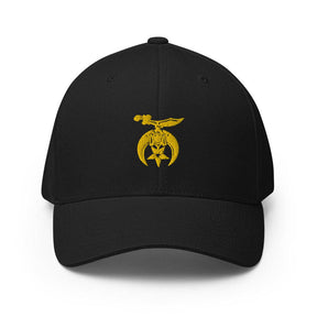 Shriners Baseball Cap - Golden Embroidery - Bricks Masons