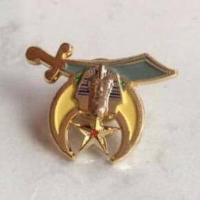 Shriners Lapel Pin - Small - Bricks Masons