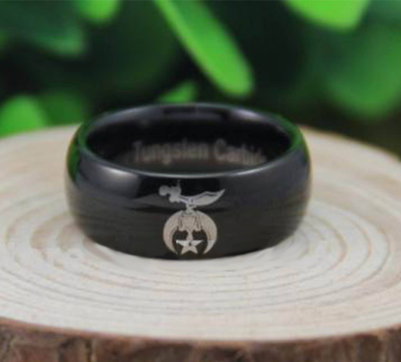 Shriners Ring - Black - Bricks Masons