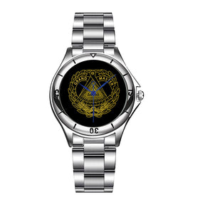 Grand Master Blue Lodge Wristwatch - Stainless Steel - Bricks Masons