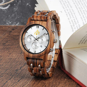 Council Wristwatch - Various Wood Colors - Bricks Masons